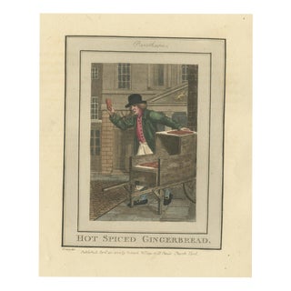 Hot Spiced Gingerbread, Pantheon, Cries of London, 1804 For Sale