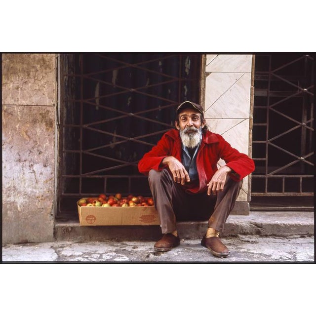 Paul Cooklin, Street Apple Seller, Photograph For Sale