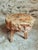 Brutalist French Burled Cherrywood Stool Primitive Milking Stool, 1890s For Sale - Image 11 of 11