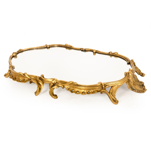 French Louis XV Gilt Bronze Surtout De Table Circa 1880 For Sale - Image 4 of 14