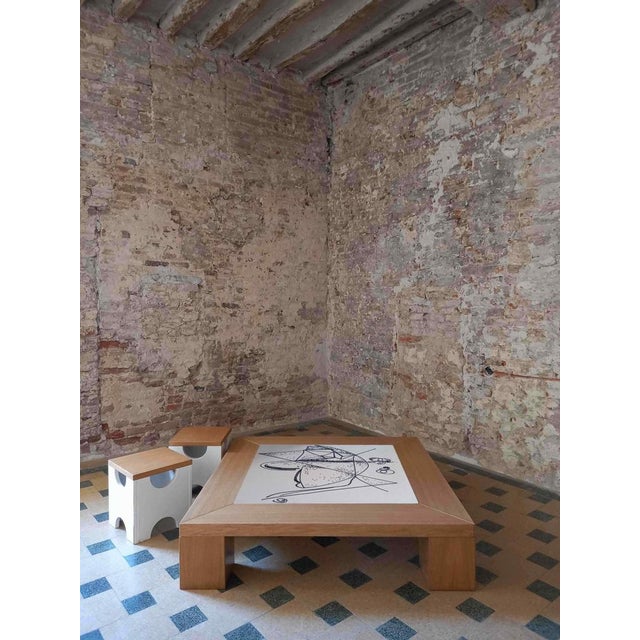 Contemporary Artistica Quattro Table by Meccani Studio for Meccani Design For Sale - Image 3 of 5