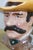 Brown American Royal Doulton Wyatt Earp Wild West Mustache Revolver Toby Character Jug For Sale - Image 8 of 11