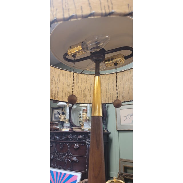 1950s 1950s Pair Mid Century Modern Lamps For Sale - Image 5 of 13
