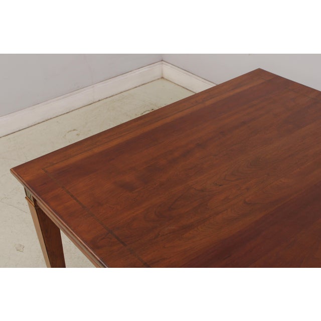 Stickley Cherry Regency Style Dining Table For Sale - Image 14 of 18