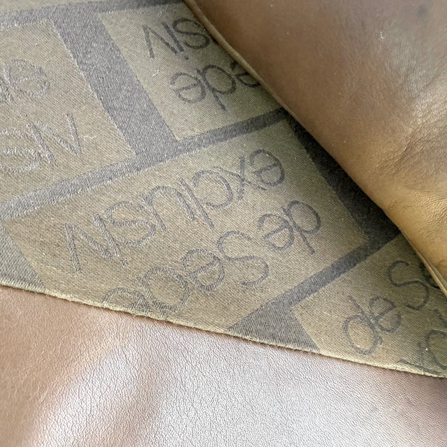 De Sede Ds61 Leather Three-Seat Sofa, 1960s For Sale - Image 12 of 18