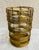 Vintage Mid Century Brutalist Brass Wire Wine Bottle Holder For Sale - Image 4 of 9