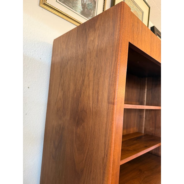 Glenn of California American Walnut Bookshelf + Drawers, Mid 20th Century For Sale - Image 10 of 12