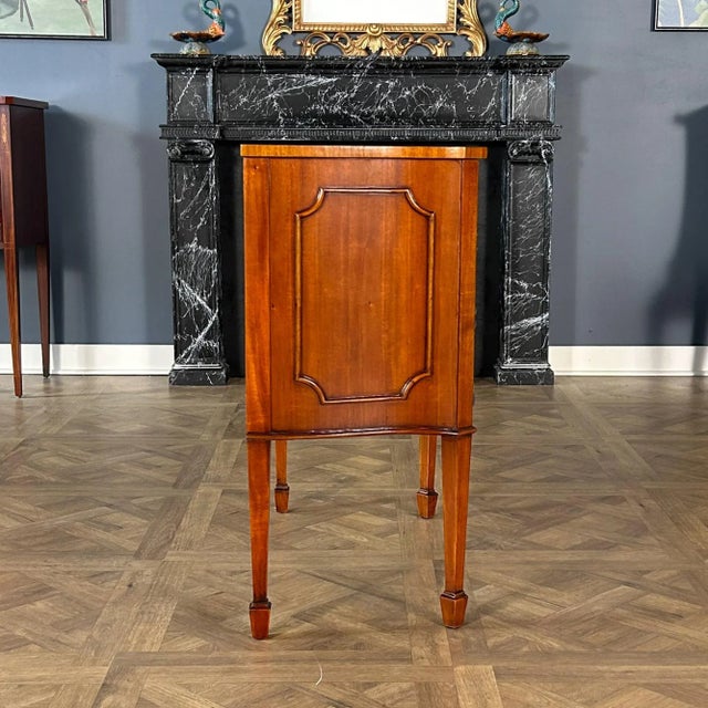 Niagara Furniture Burled Hepplewhite Chest For Sale - Image 6 of 9