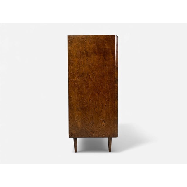 Edmund J Spence, Swedish Modern, Maple, Wave Highboy, Sweden, 1950s For Sale - Image 11 of 14