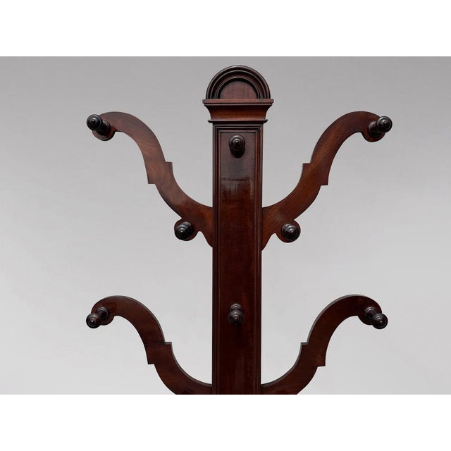 Wood Victorian Mahogany Hall Stand, 1870s For Sale - Image 7 of 12