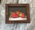 Three Original Amanda Selway British Still Lifes of Cherries, Strawberries and Green Apple Fruits in Custom Burl Wood Finished Frames For Sale In Houston - Image 6 of 13