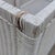 Wood Vintage White Wicker Storage Trunk With Brass Hardware, Coastal, Rattan For Sale - Image 7 of 17