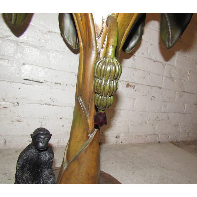 Sculpture Materials Palm Tree Side Table For Sale - Image 7 of 9