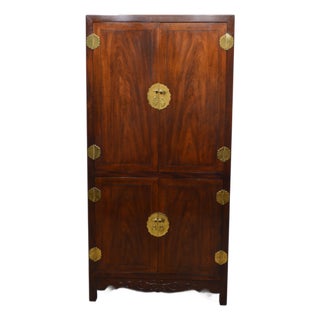 Henredon Pan Asian Armoire Wardrobe Chest For Sale