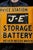 Early 20th Century "J-E" Storage Battery Flange Sign For Sale In Chicago - Image 6 of 10
