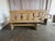 Rustic Hand-Carved Oak Benches, Pair, Folk Art / Spanish Colonial Style For Sale In Los Angeles - Image 6 of 17