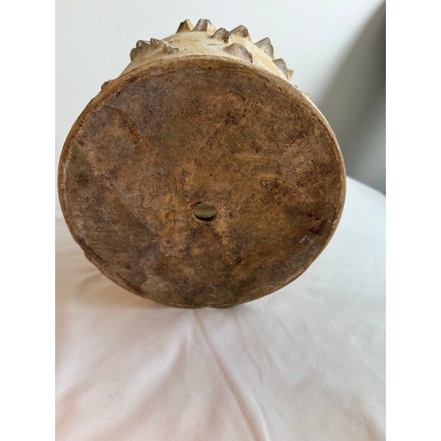 Vintage Mid Century Brutalist Folk Art Pinch Pot Planter in the Sytle of Dexter Pottery For Sale - Image 11 of 11