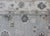 Turkish Oushak Rug in Gray, Blue and Neutral Color Palette in All-Over Flower Design For Sale In Atlanta - Image 6 of 13