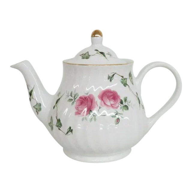 Arthur Wood Son Staffordshire England Rosend Vines Teapot Chairish