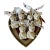 Vintage European Mercury Glass Christmas Ornaments Teddy Bears- Set of 6 For Sale