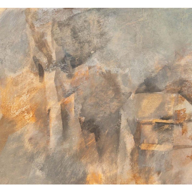Abstract Roger Blaquiere Landscape Scene Watercolor, 1962 For Sale - Image 3 of 6