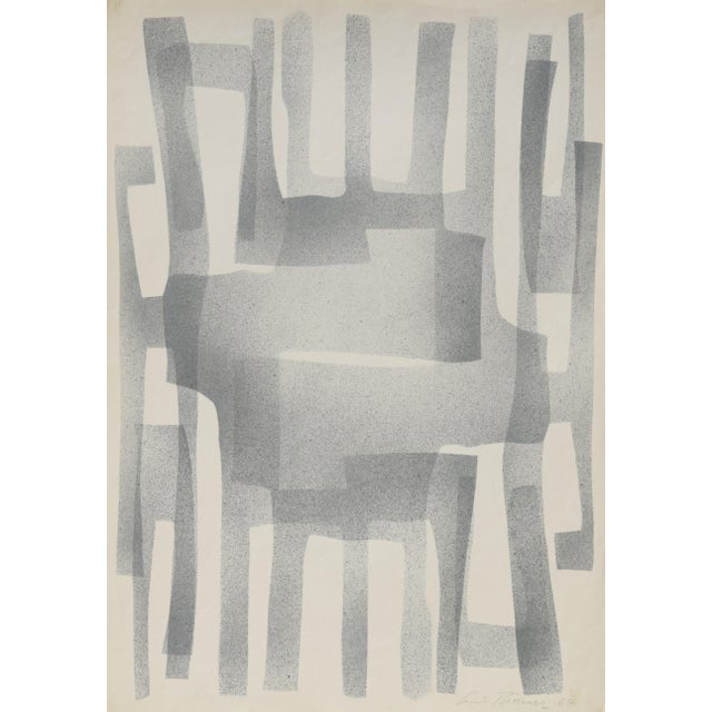 Ernst Bräuer, Composition Grau, 1964, Lithograph For Sale - Image 13 of 13