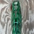 Mid 20th Century Vintage Glazed Ceramic Gladiola Vase For Sale - Image 9 of 13