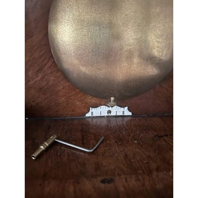 19th Century 2 Weight Biedermeier Regulator Wall Clock For Sale - Image 4 of 12