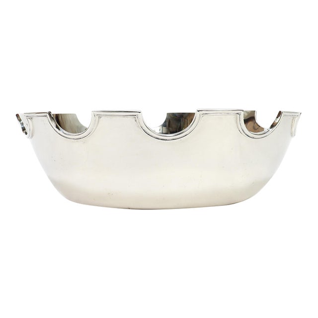 Large Antique Tiffany & Co. Sterling Silver Monteith or Wine Rinser For Sale