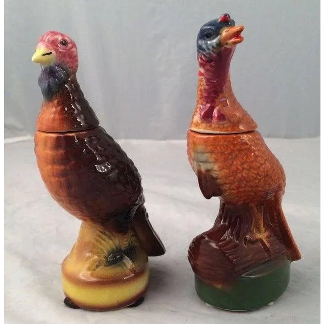 Mini Mid 20th Century Wild Turkey Decanters- Set of 8 For Sale - Image 4 of 11