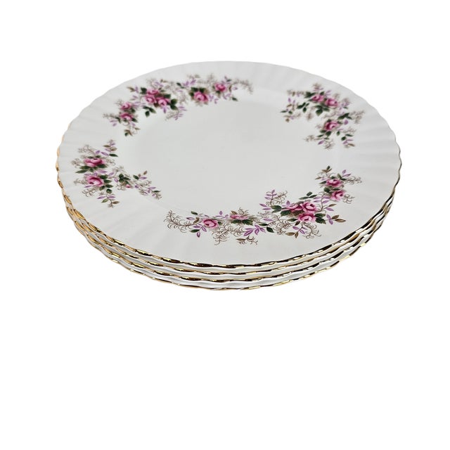 Ceramic 1980s Royal Albert Lavender Rose Bone China Dinnerware Service for Four, 16 Pieces For Sale - Image 7 of 18