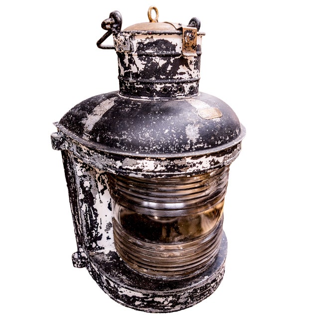 Early 20th Century Early 1900s Ward Hendrickson Marine Masthead Ship Lantern For Sale - Image 5 of 10