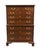 Traditional Councill Craftsman Banded Mahogany Traditional Style 38" Chest on Chest For Sale - Image 3 of 12