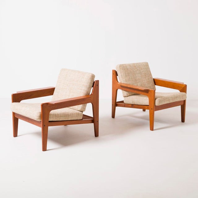 Teak Easy Chairs by Arne Wahl Iversen for Komfort, Denmark, 1960s, Set of 2 For Sale - Image 18 of 18