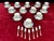 Classic Coffee & Tea Butterfly Demitasse Service for 12 & Nobility Plate Spoons - 33 Pieces Cups Never Used For Sale - Image 11 of 11