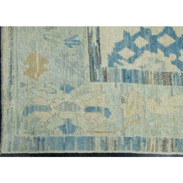 Turkish Oushak Rug 9' x 11'6" #18534 For Sale - Image 4 of 8