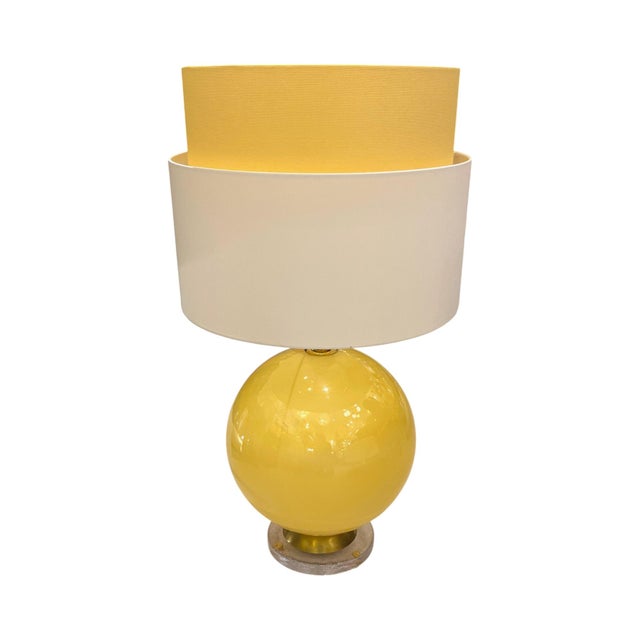 Exclusive pair of Murano lamps that stand out for their elegant and sophisticated design, ideal for adding a touch of...