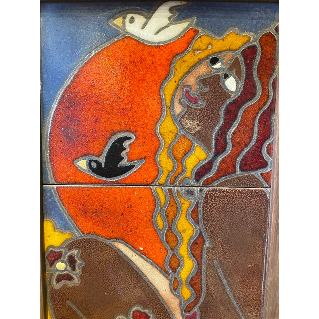 1980s 1980s "Bonita" Mosaic Sculpture by Guillermo Wagner Granizo For Sale - Image 5 of 11