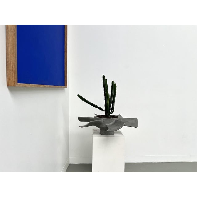 Helical Vase in Cast Aluminum, 1950s For Sale - Image 12 of 14