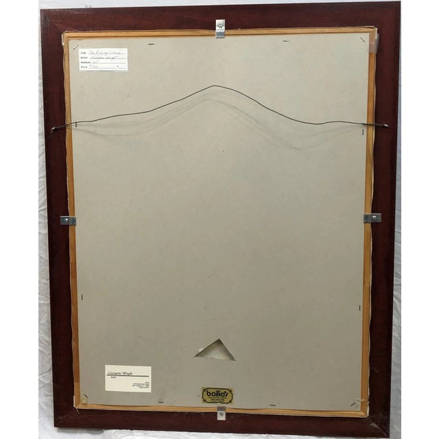 Realism Early 20th Century Horse Riders Original Oil on Canvas Signed on the Bottom, Framed For Sale - Image 3 of 4