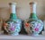 Pair of Late Qing Dynasty Chinese Famille Rose Phoenix Bottle Vases With Stands For Sale - Image 11 of 12
