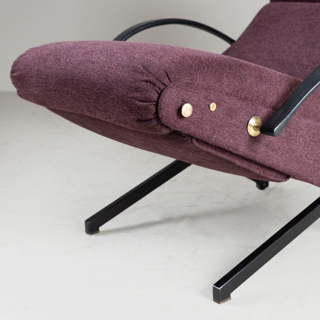 P40 Armchair Blue Second Edition by Osvaldo Borsani for Tecno, 1955 For Sale - Image 11 of 12