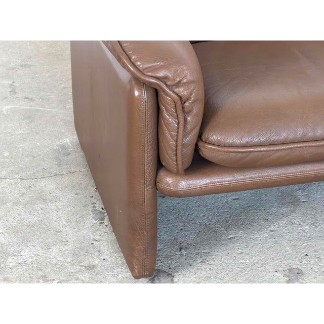 DS-16 Lounge Chair in Brown Leather from de Sede, Switzerland, 1970s For Sale - Image 5 of 9