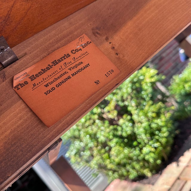 Henkel Harris Mid 20th Century Artist Painted Drop Leaf Henkel Harris Table For Sale - Image 4 of 12