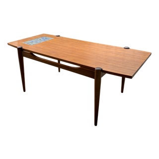 Teak Coffee Table by Louis Van Teeffelen for Wébé, 1960s For Sale