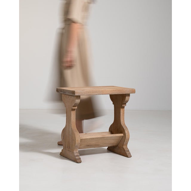 Oak Side Table, Antique, France, Circa 1970 For Sale - Image 4 of 12