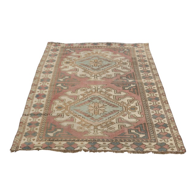 Mid 20th Century Turkish Bohemian Decorative Carpet For Sale