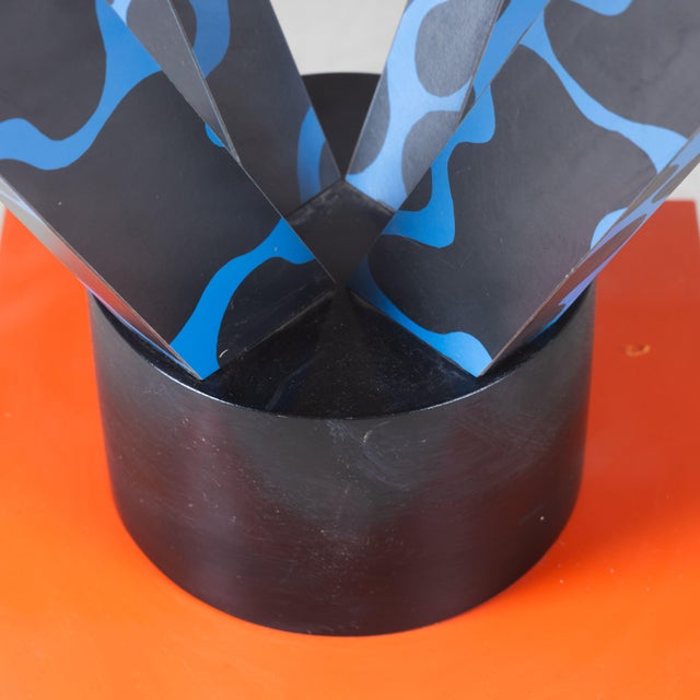 Vintage Table with Round Top, 1980 For Sale - Image 8 of 12