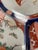 Large Antique Japanese Imari 18" Charger Platter 6 Panel. Hand Painted For Sale - Image 9 of 10