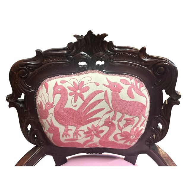 I have restored, reimagined and dedicated this chair to Mexico’s tragic last empress, Carlota, née Princess Charlotte of...